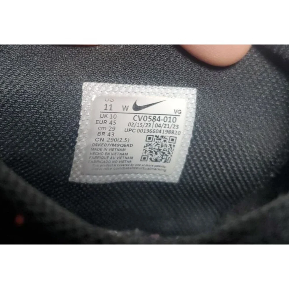 Nike Fast Flex‎ Alpha Mens Football Cleats Sz 11 Black White CV0582-010